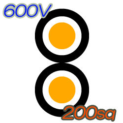 600V CVD 200sq  10m