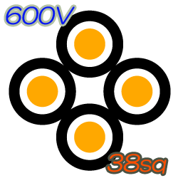 600V CVQ 38sq  10m