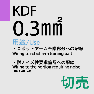 KDF 0.3sq(対撚) 切売