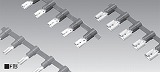 ICT絶縁被覆付連鎖形端子　ICTDV 280509-F